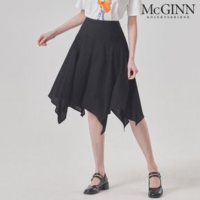 스퀘어 컷 언밸런스 스커트_MI6S1SK8080