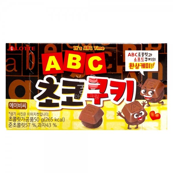 ABC 초코쿠키 50g 6개