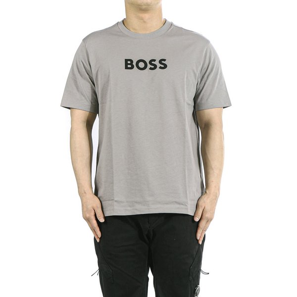 [부산점] 로고 50553652 063 보스 반팔 티셔츠 휴고보스 반팔 티