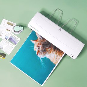 A3 2롤러 코팅기 H320+코팅지 25매+미니펀치+링