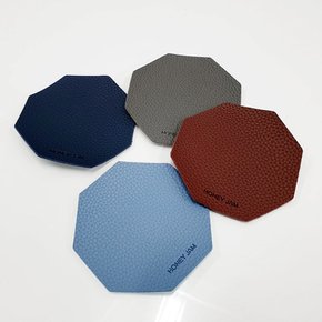 모던 레더 컵받침대 티코스터 컵받침 7color